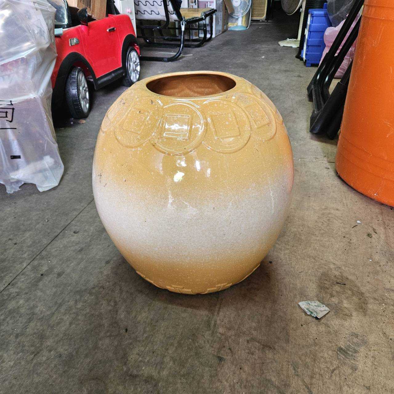 3513-大圓形花水盆