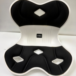 4377-矯正坐墊(黑白色)