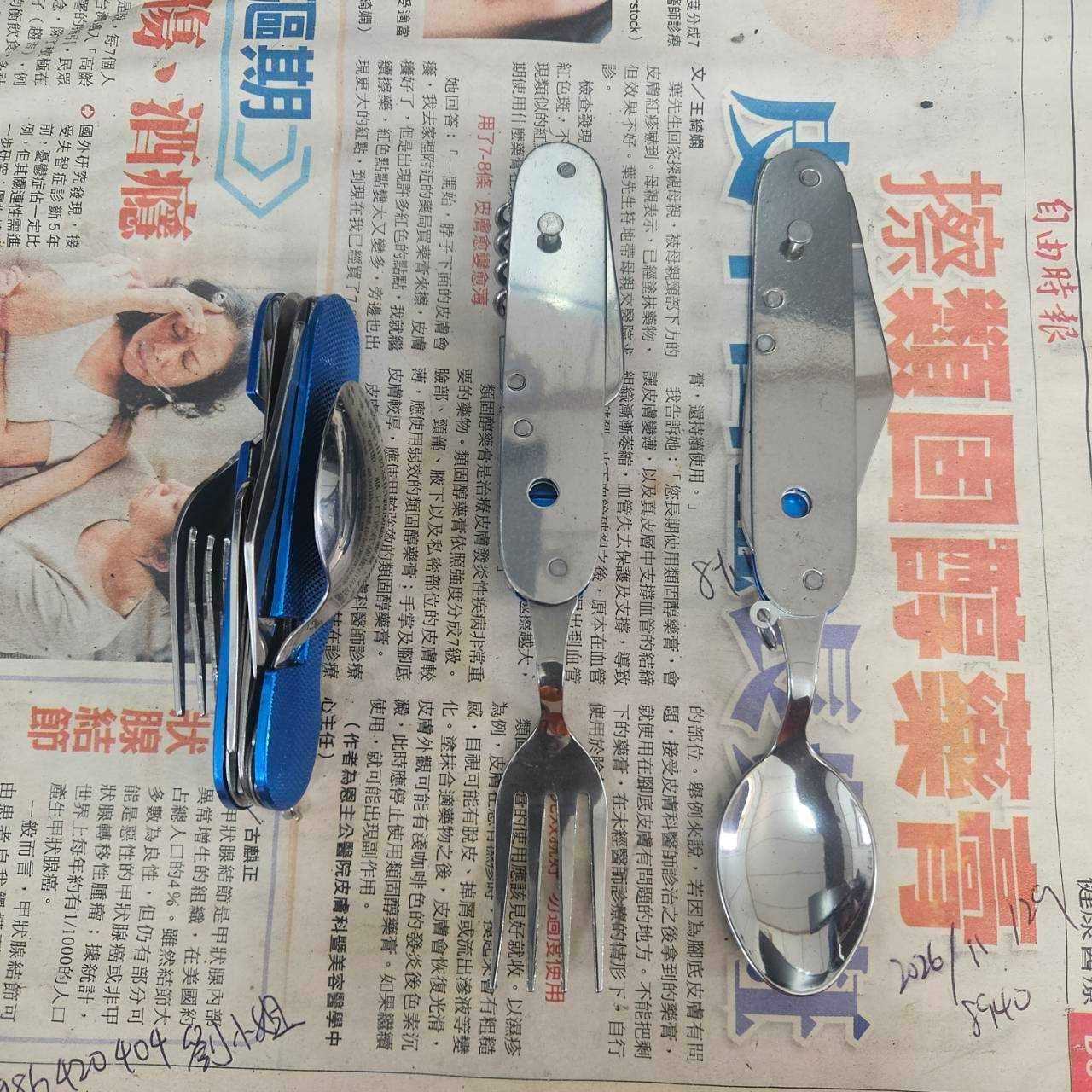 3853-組合型環保叉子湯匙