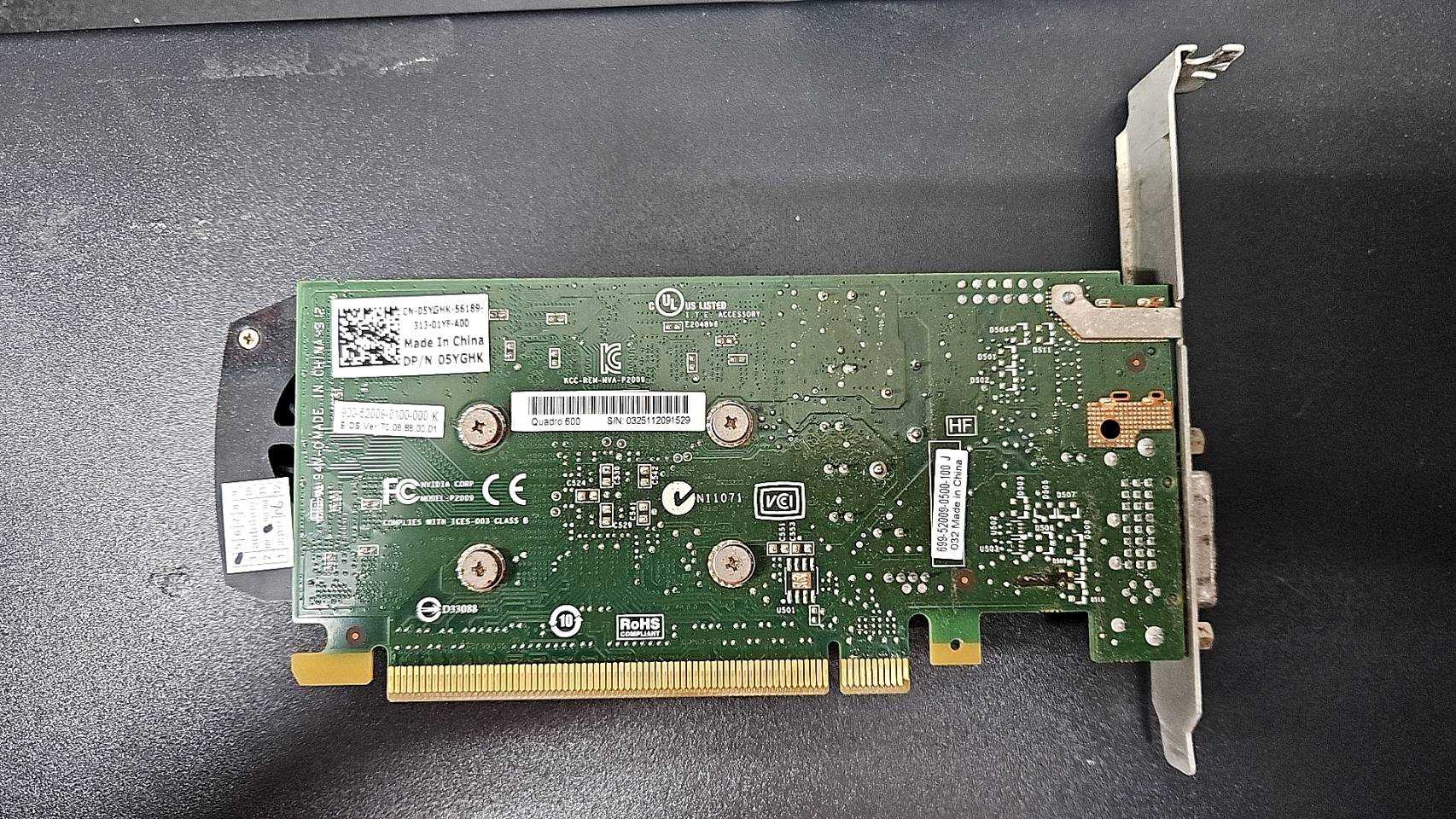 3178-Quadro 600亮機卡