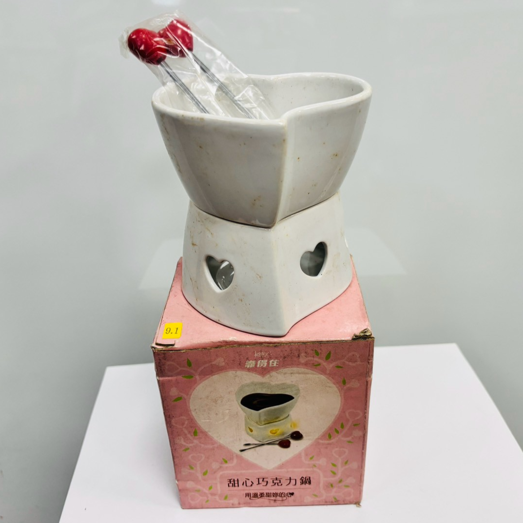 24中和207心型陶瓷巧克力鍋