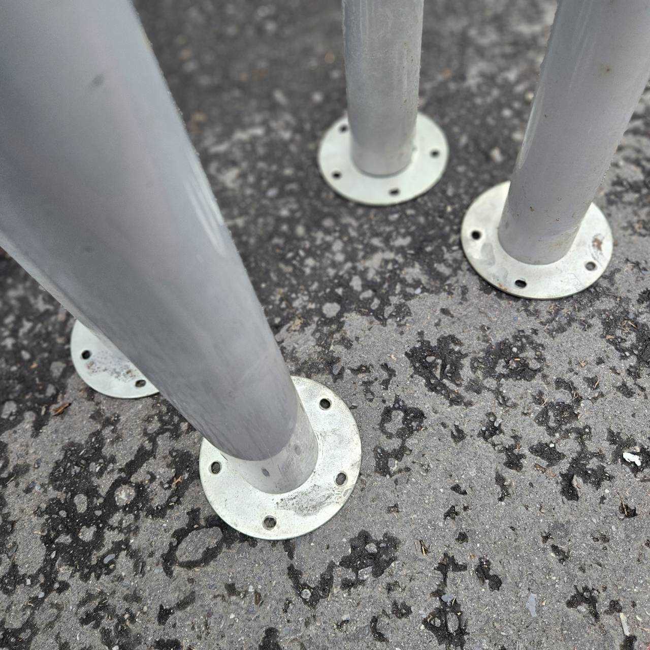 3267-IKEA桌板腳座 灰 堪用