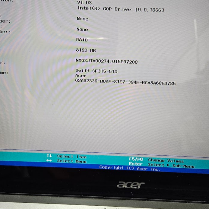 2301-acer sf315筆電