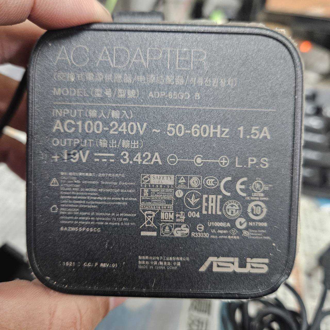 4125-ASUS 原廠筆電DC5.5 變壓器