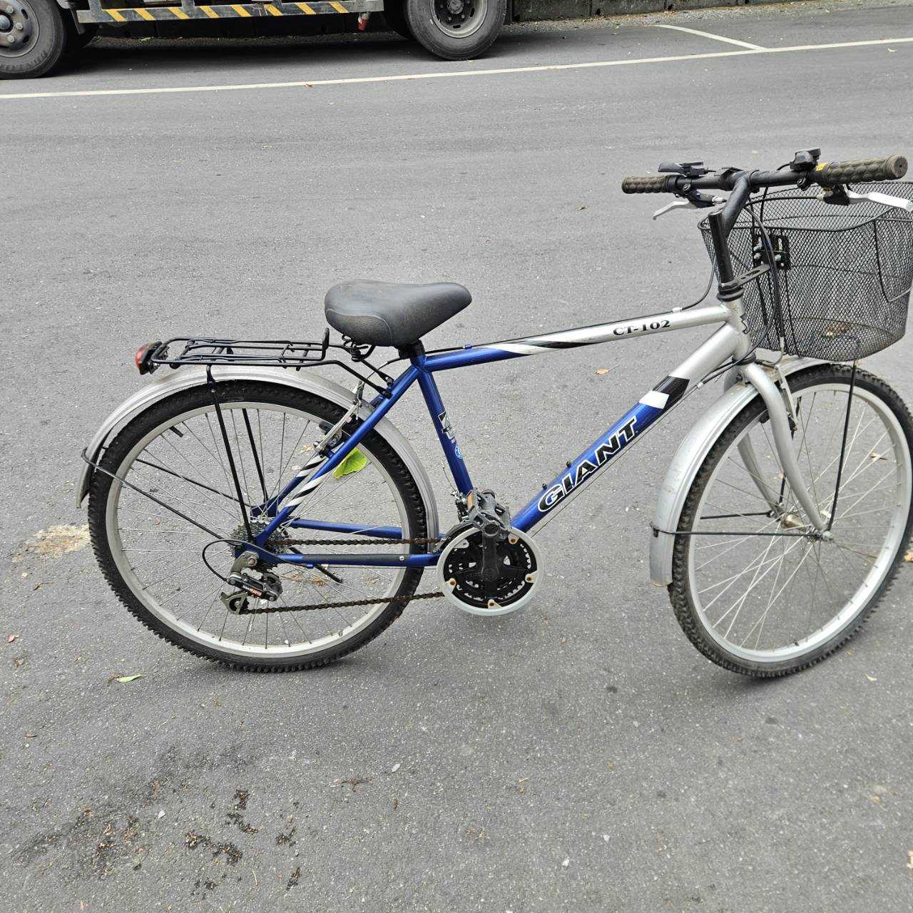 4069-捷安特藍白18通勤車 待修