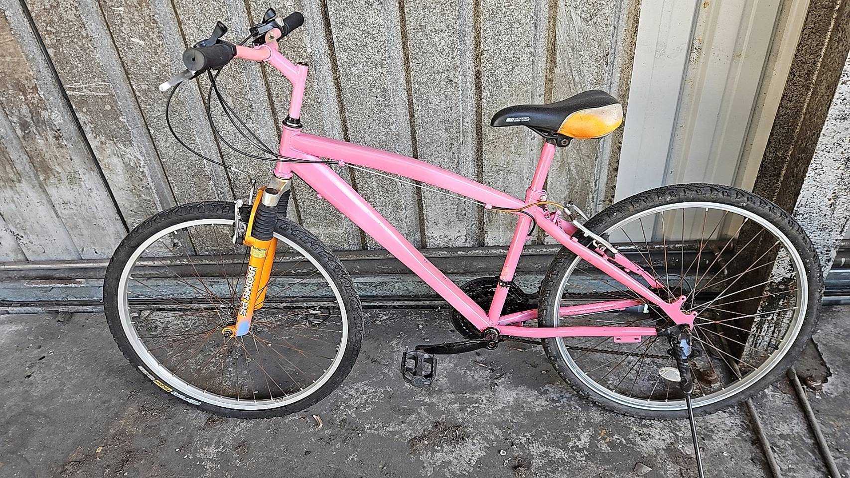 3397-粉紅21速代步車