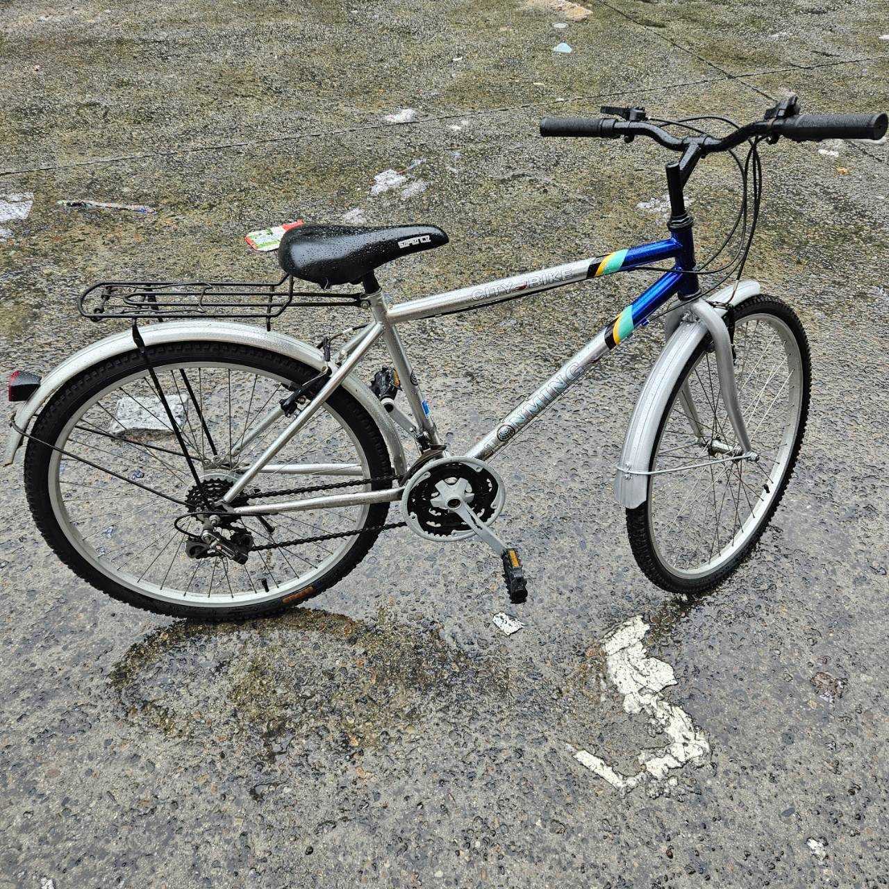 2768-銀藍通勤用腳踏車